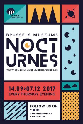 Affiche des Nocturnes des Mus�es Bruxellois
